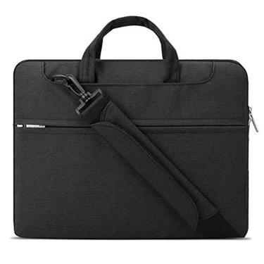 Imagem de Lacdo Bolsa para portátil de 16" para o novo MacBook Pro M4/M3/M2/M1 Pro/Max de 16" A3403 A3186 A2991 A2780 A2485,Surface Laptop de 15”7th Copilot+PC/Surface Laptop 6 5 4 3 Bolsa para computador,Preto