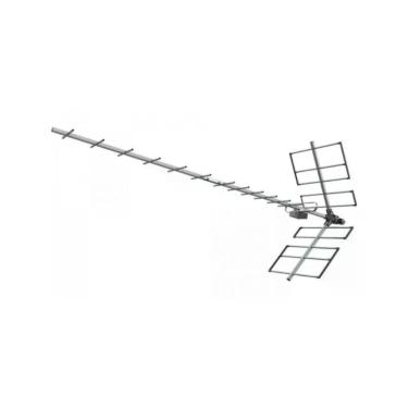 Imagem de Antena Digital Proeletronic PROHD1118 Alto Ganho 18 Dbi em Alumínio Prata