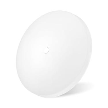 Imagem de Luz de disco de teto LED para barco RV, montagem em superfície DC 12V Luz domo com interruptor de dimmer independente, painel de 4W Downlight para motorhome camper van viagem cabine de reboque embaixo do armário (1 pacote branco quente)