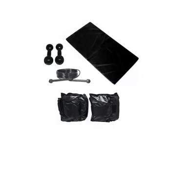 Imagem de Kit Fitness: Colchonete, Corda, Caneleiras e Halteres - Congratulation