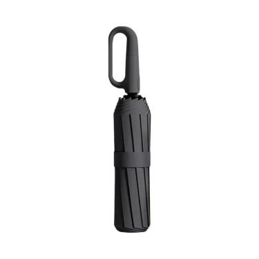 Imagem de Guarda-chuva Automático Portátil Com Fecho De Anel, Resistente Ao Vent