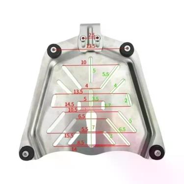 Imagem de Suporte Traseiro Para Baú De Moto Com Liberação Rápida 25-100L - NONE,