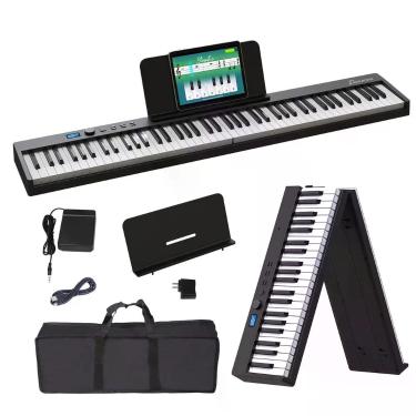 Imagem de Teclado Piano OYAYO Dobrável 88 Teclas Bluetooth MIDI