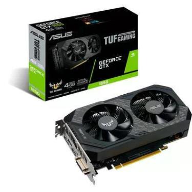 Imagem de Placa de Vídeo Asus NVIDIA GeForce GTX 1650 TUF, 4GB GDDR6, 2 FANs