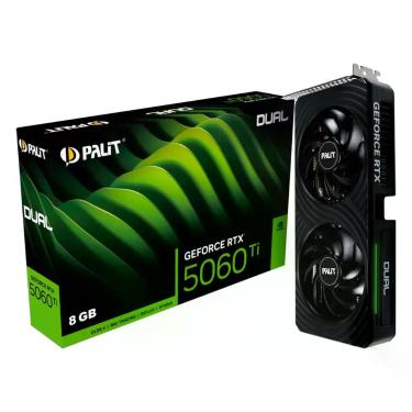 Imagem de Placa de Vídeo Palit RTX 5060TI Dual 8GB GDDR7 - NVIDIA