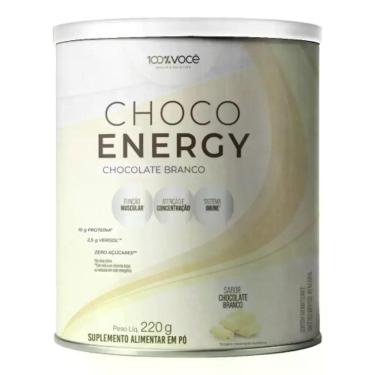 Imagem de Choco energy sabor chocolate branco 220g - 100% VOCÊ