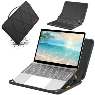 Imagem de Smatree MS49T Capa protetora rígida de EVA com suporte compatível com 35.6 cm MSI Prestige 14 A12U/A12SC/EVO A11M/EVO A11MO, Samsung Galaxy Tab S10/S9 Ultra de 14,6 polegadas com S Pen, teclado