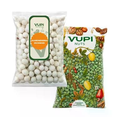 Imagem de Kit Amendoim Salgados Sabor Ovinho - Cebola e Salsa - Vupi, 1 unidade