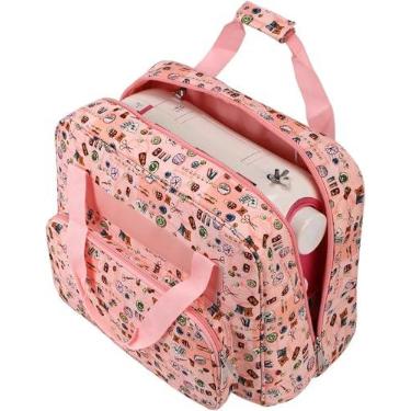 Imagem de Máquina De Costura Bolsa Máquina De Costura Grande Bolsa Armazenamento Bolsa Tote Multifuncional Portátil Viagem Casa Organizador Bolsa Para Acessórios De Ferramentas De Costura, Pink