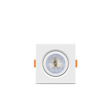 Imagem de KIT 10 SPOT LED ELGIN LUMINÁRIA MR16 5W 6,500K DIRECIONÁVEL QUADRADO Cor: Branco Bivolt