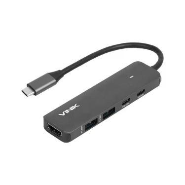 Imagem de Hub Usb Type C 5 Em 1 - 2x Usb 3.0 + Hdmi 4k + Type C Pd...