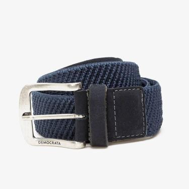 Imagem de Cinto masculino largo democrata denim azul, 90, 059 azul