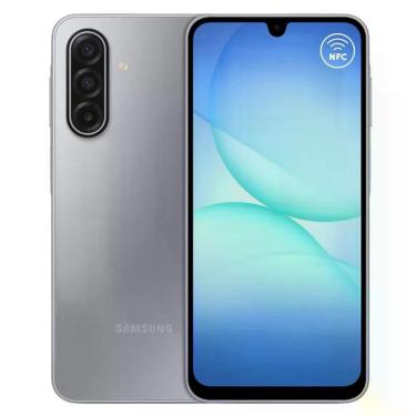 Imagem de Smartphone Samsung Galaxy A17 4GB 128GB 50MP Tela 6.7" Cinza