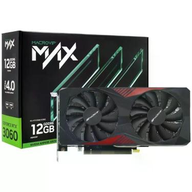 Imagem de Placa de Vídeo Geforce Rtx 3060 12GB GDDR6 Ray Tracing DLSS Gamer MV-RTX306012GD6 Macrovip