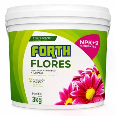 Imagem de Fertilizante para Flores em Vaso e Jardim Adubo Ajuda a Floração Nutri