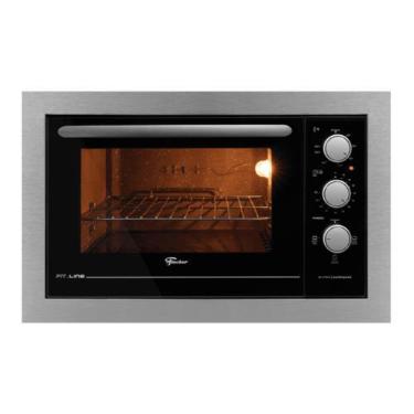 Imagem de Forno Elétrico Fischer de Embutir Fit Line 48 litros Inox, 220V