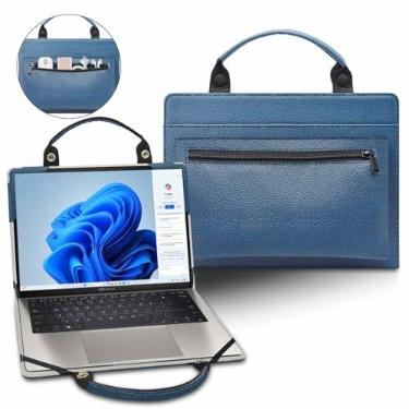 Imagem de Capa para laptop ASUS Vivobook 16 X1605 X1605VA-MB541WS/Vivobook 16 M1605 M1605XA-EB96 com bolsa portátil com alça de bolsa, azul