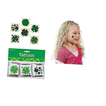 Imagem de Abaodam 216 Unidades adesivo trevo irlandês metálicas decalque de trevo de artes etiquetas adesivas adesivos decalques criativos corpo humano aplique decorar Yingshi acessórios
