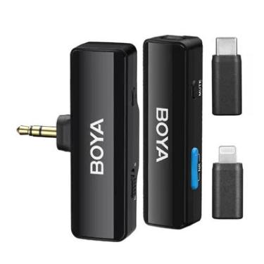 Imagem de Microfone Lapela Boya Boyalink A1 Android/ios, 3.5mm, Preto