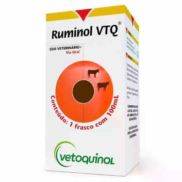 Imagem de RUMINOL VTQ 100ML Suplemento Digestivo Veterinário para Ruminantes Aux