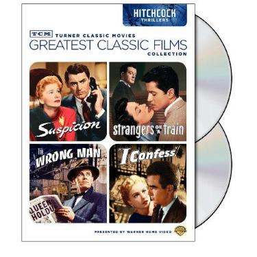 Imagem de TCM Greatest Classic Films Collection: Hitchcock Thrillers (Suspicion / Strangers on a Train / The Wrong Man / I Confess)