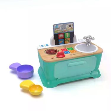 Imagem de Mini Cozinha Interativa com 6 Peças Hape Brinquedo Infantil Xalingo - 
