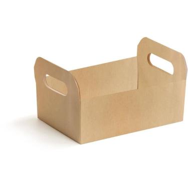 Imagem de Cesta de Papel Caixote KRAFT TAM M 22X15X8CM - Cromus