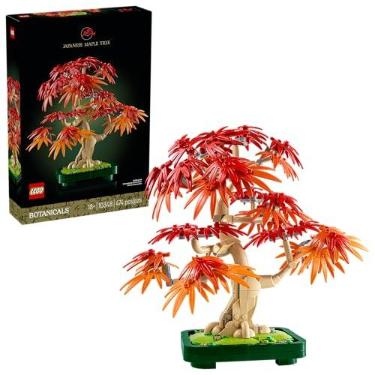 Imagem de LEGO Botanicals Bonsai de Bordo-Japonês Vermelho - Conjunto de Construção para Adultos, Anos 18+ - Plantas Artificiais Decorativas para Lar, Escritório - 10348