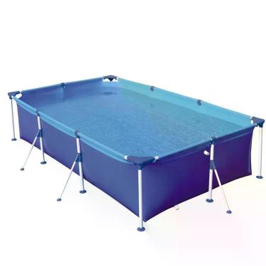Imagem de Piscina Estrutural Retangular Premium 3700 Litros 3,02x1,74x0,70m PVC