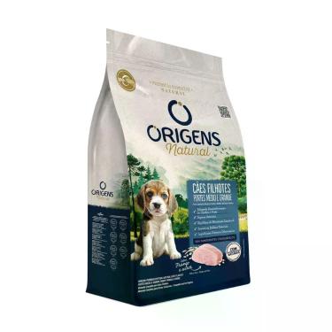 Imagem de Ração Origens Natural Cães Filhotes Porte Médio Grande Sabor Frango e 