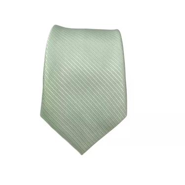 Imagem de Gravata Premium Verde Sage Social  Elegante para Eventos e Ocasiões Es