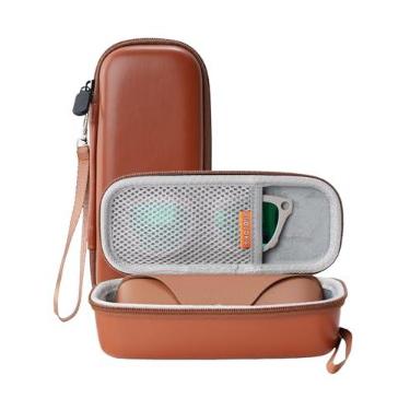 Imagem de HIBLOKS Estojo de transporte rígido para óculos inteligentes Ray-Ban Meta Wayfarer/Skyler/Headliner e Gen 2 e Oakley Meta HSTN capa de carregamento, estojo de viagem compatível com acessórios de