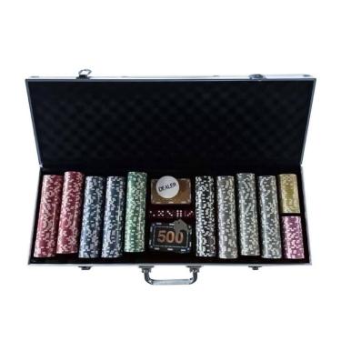 Imagem de Maleta de Poker 500 Fichas - Importadion - Luatek