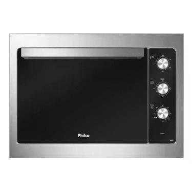 Imagem de Forno Elétrico de Embutir Philco Pfe47e Preto com Bordas Inox 47l, 220
