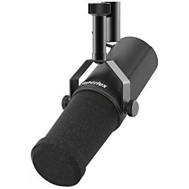 Imagem de Microfone Condensador Superlux Profissional p/ Gravação Podcast/Rádio/