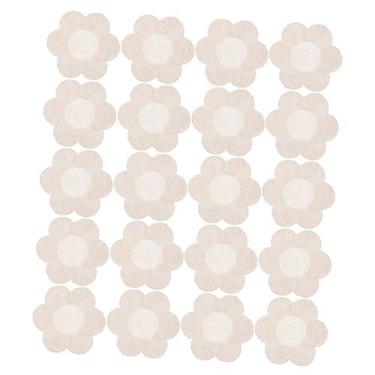 Imagem de PACKOVE 10 Pares Adesivos De Capa Sem Reutilizável Levantar Pastéis Sujetadores Para Mujer Pastéis Femininos Tapa Pezones De Mujer Senhorita Creme De Renda Pétala