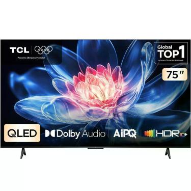 Imagem de Smart TV TCL 75T6C 75 Polegadas 4K UHD QLED Preto Bivolt
