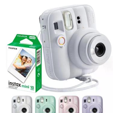 Imagem de Câmera Instax Mini 13 Fujifilm Com 10 Filmes Instax - Clay White, Bran