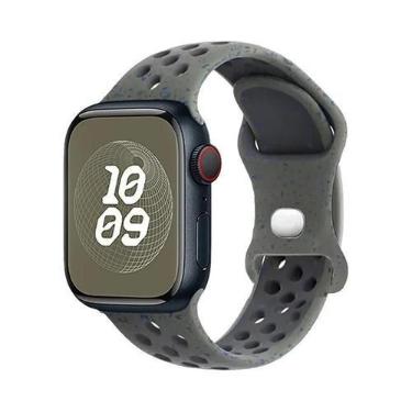 Imagem de Pulseira De Borracha Colorida Para Apple Watch Band 44mm 45mm 46mm 49m