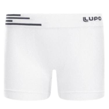 Imagem de Cueca Boxer Infantil Microfibra Lupo - 132-02, Branco, M