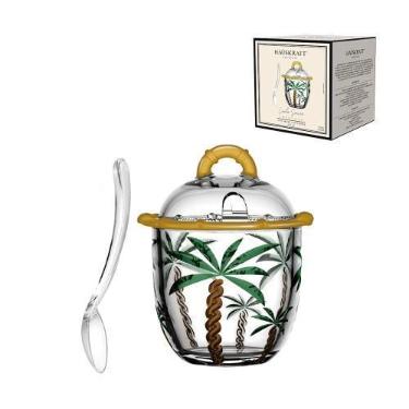 Imagem de Açucareiro de Vidro 220ml Trancoso Hauskraft Bamboo - Haüskaft, Palmei