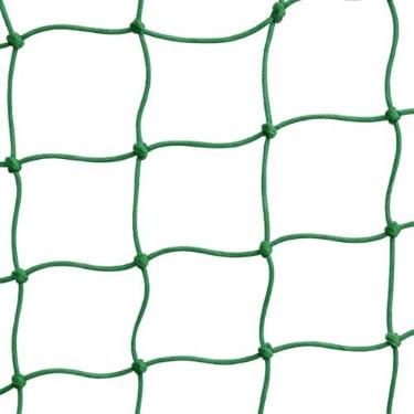 Imagem de Rede De Vôlei 5m X 1m Fio De Nylon Com Proteção Uv Sem Faixa Ideal Para Praia E Quadra Rede De Vôlei De Praia(VERDE)