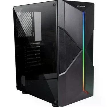 Imagem de Gabinete Gamer Fortrek Holt Mid Tower Rgb Preto