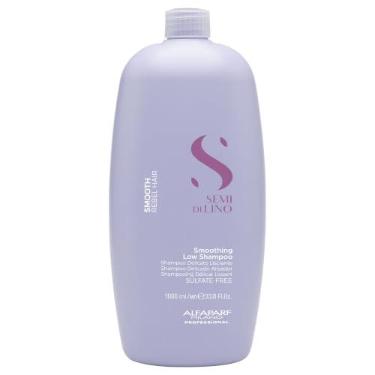 Imagem de Alfaparf Milano Semi Di Lino Smooth, Shampoo Profissional para Cabelos Rebeldes, Controla, Hidrata e Alisa os Cabelos 1L
