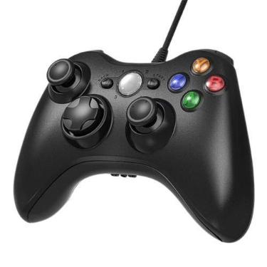 Imagem de Joystick Com Fio Compatível XBox 360 e PC Dupla Vibração - Yccteam