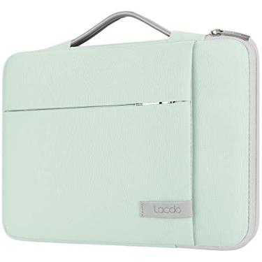 Imagem de Lacdo Capa protetora de 360° para portátil MacBook Pro de 16 polegadas M5 Pro/Max A3428 A3429 (2026), M4/M3/M2/M1 A3403 A3186 A2991 A2780,15 pol Surface Laptop 7/6/5/4/3, Bolsa para computador, Verde
