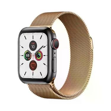 Imagem de Pulseira De Metal Milanese Loop De 44mm 40mm 45mm 41mm Para Apple Watc