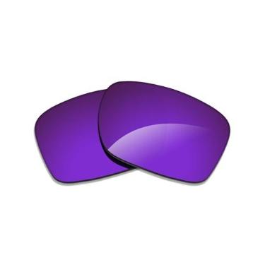 Imagem de Alphax Lentes de reposição polarizadas espelhadas roxas plasma para óculos de sol Maui Jim Dragons Teeth MJ811