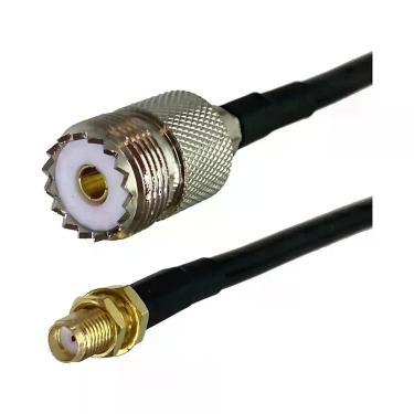 Imagem de Cabo Coaxial RF UHF RG316 RG58 PL259 SO239 Para SMA Macho Fêmea Com Co