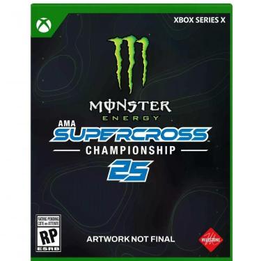 Imagem de Jogo Monster Energy Supercross 25 Xbox Series X com Modo Carreira Imersivo Preto